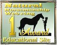 Natural Horsemanship Web Ring
Award
